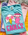Eagles Pink Preppy Mascot