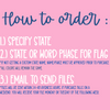 CUSTOM Preppy State Flag