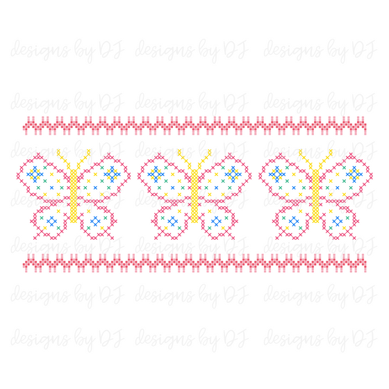 Faux Smocking Butterfly DIGITAL Download