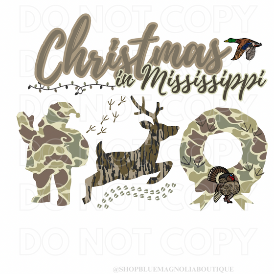 Camo Christmas Digital - MS