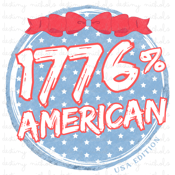 1776% American Stars — With Pocket Design