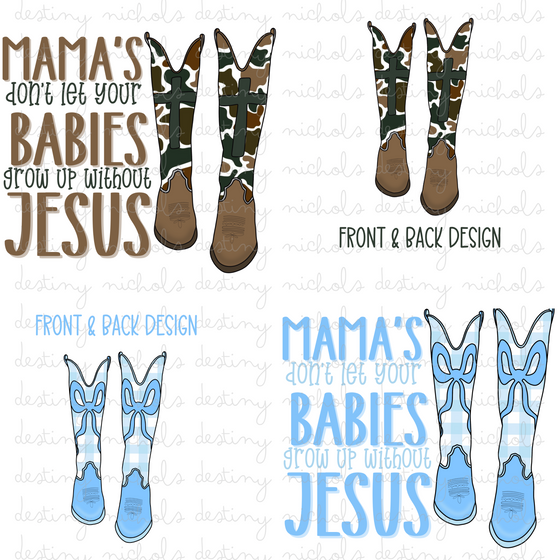(BUNDLE) Mama’s Don’t Boy & Girl w/ Pocket