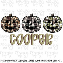  Camo Pumpkin Trio