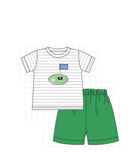 Boy Golf Short Set