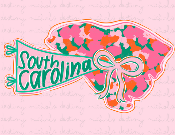 South Carolina Preppy State Flag