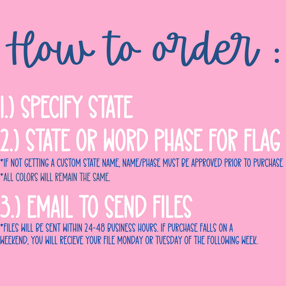 CUSTOM Preppy State Flag