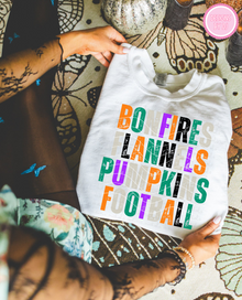  Bonfires, Flannels, Pumpkins, Football