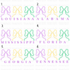 BUNDLE (9 downloads) State Mardi Gras Bow